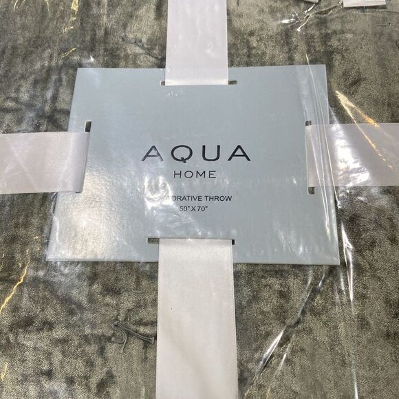 Aqua 50 X 70 VELVET OMBRE. Color:Grey Ombre - Picture 4 of 4